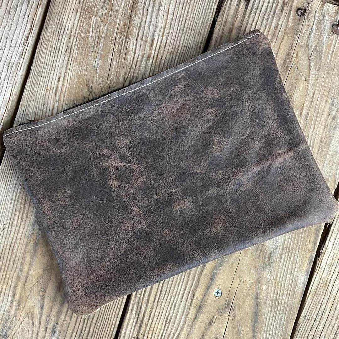 086 Banker's Bag - Longhorn w/ Fiesta Navajo