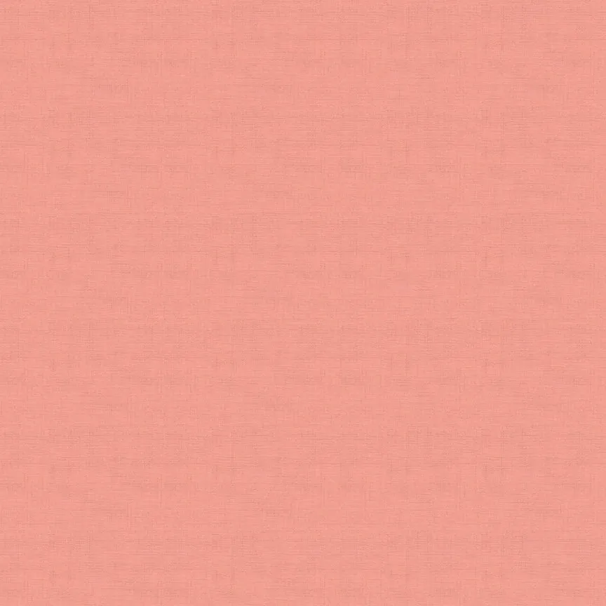 100% Cotton Linen Texture - Blossom Pink By Makower