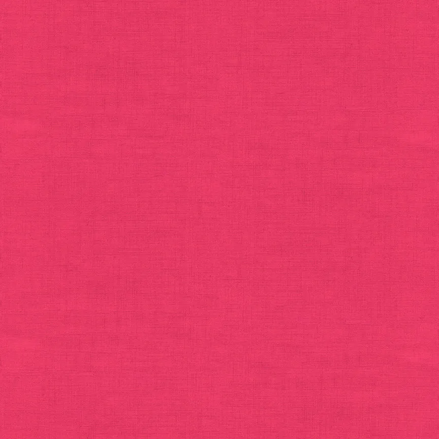 100% Cotton Linen Texture - Fuchsia By Makower