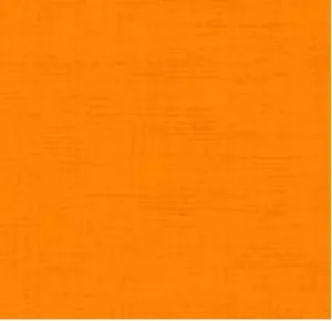 100% Cotton Linen Texture - Orange by Makower
