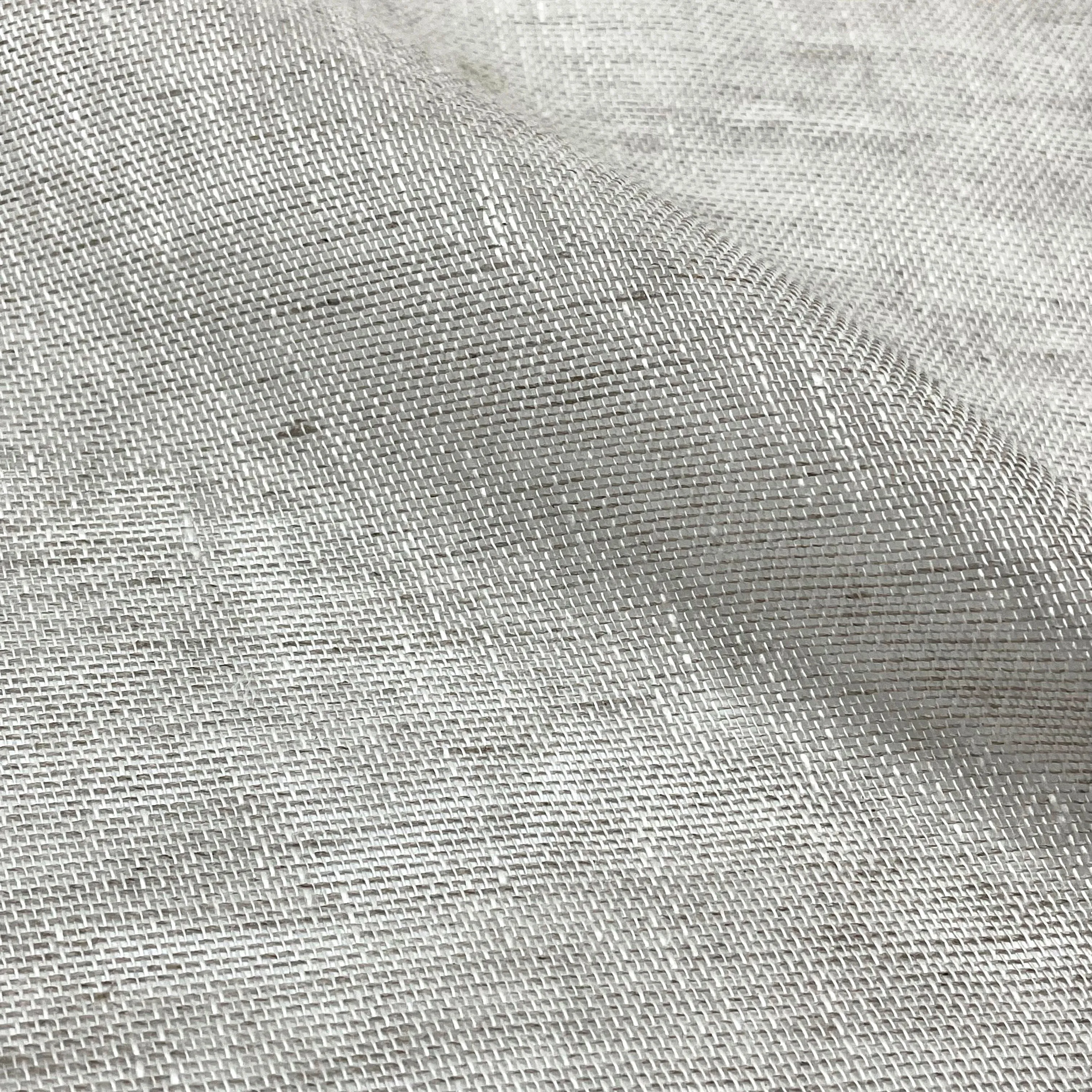 100% Natural Sheer Linen Fabric By The Yard/CL1050