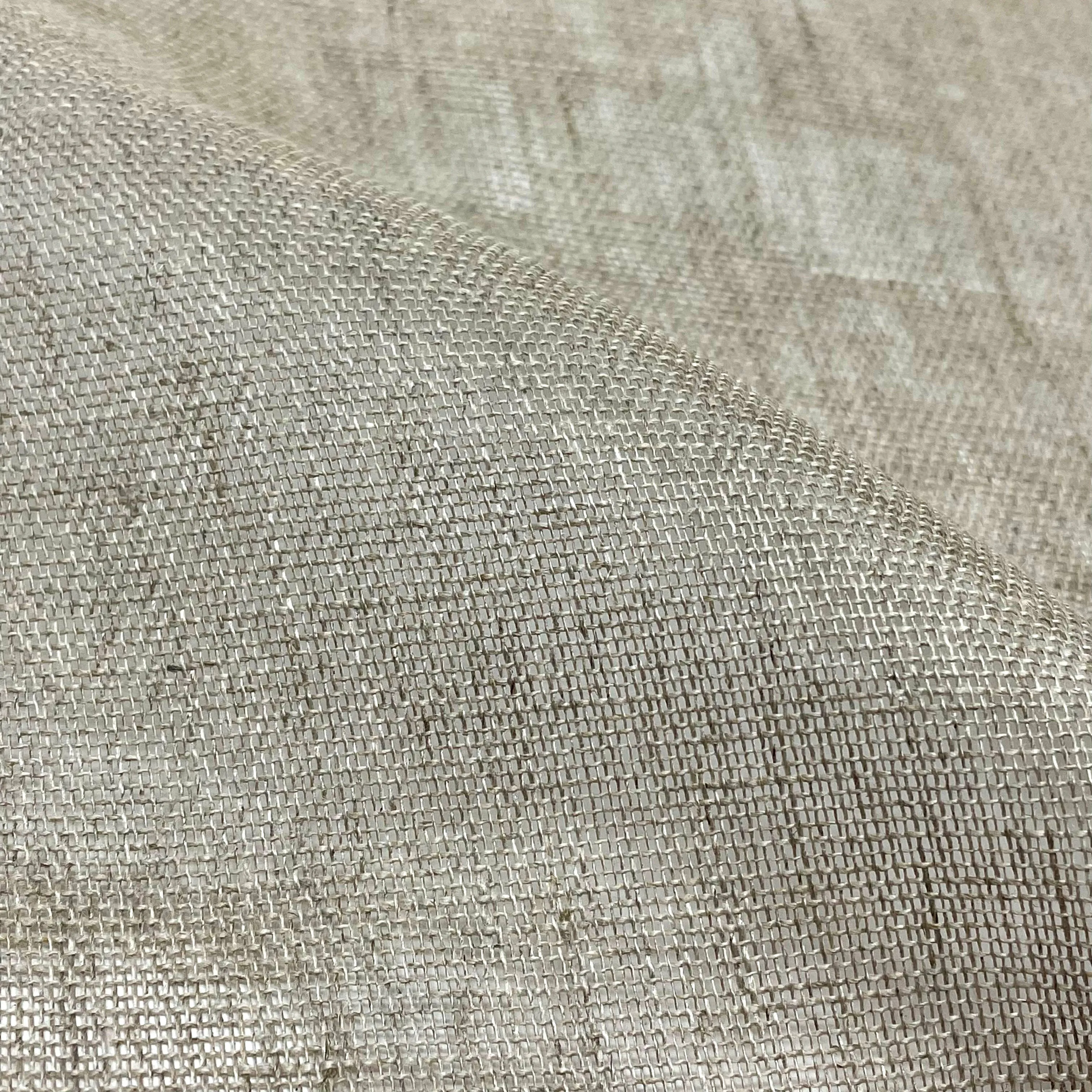 100% Natural Sheer Linen Fabric By The Yard/CL1050