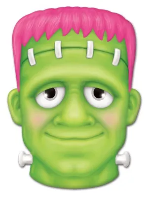10"L x 7.25"H Metal/Embossed Frankenstein Sign - MD1397A7