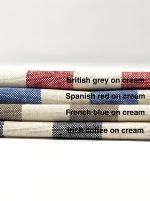 1" Stripe Cotton Fabric By The Yard/CL1025