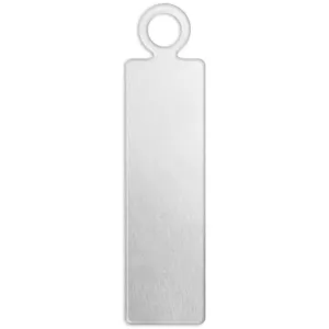 20 x ImpressArt Metal Tags 20x5mm Motif Embossing Stamp Jewellery Making Supplies
