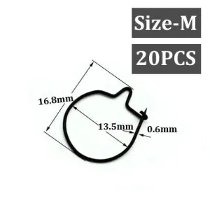 20PCS Carp Fishing Maggot Live Bait Lure Hook
