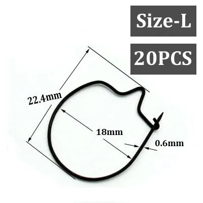 20PCS Carp Fishing Maggot Live Bait Lure Hook