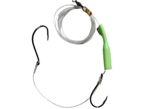 3 X Masterpro Reef & Snapper Running Lumo Fishing Rigs With Double Octopus Hook 5/06/0