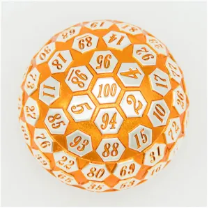 45mm Metal D100 - Orange & Silver