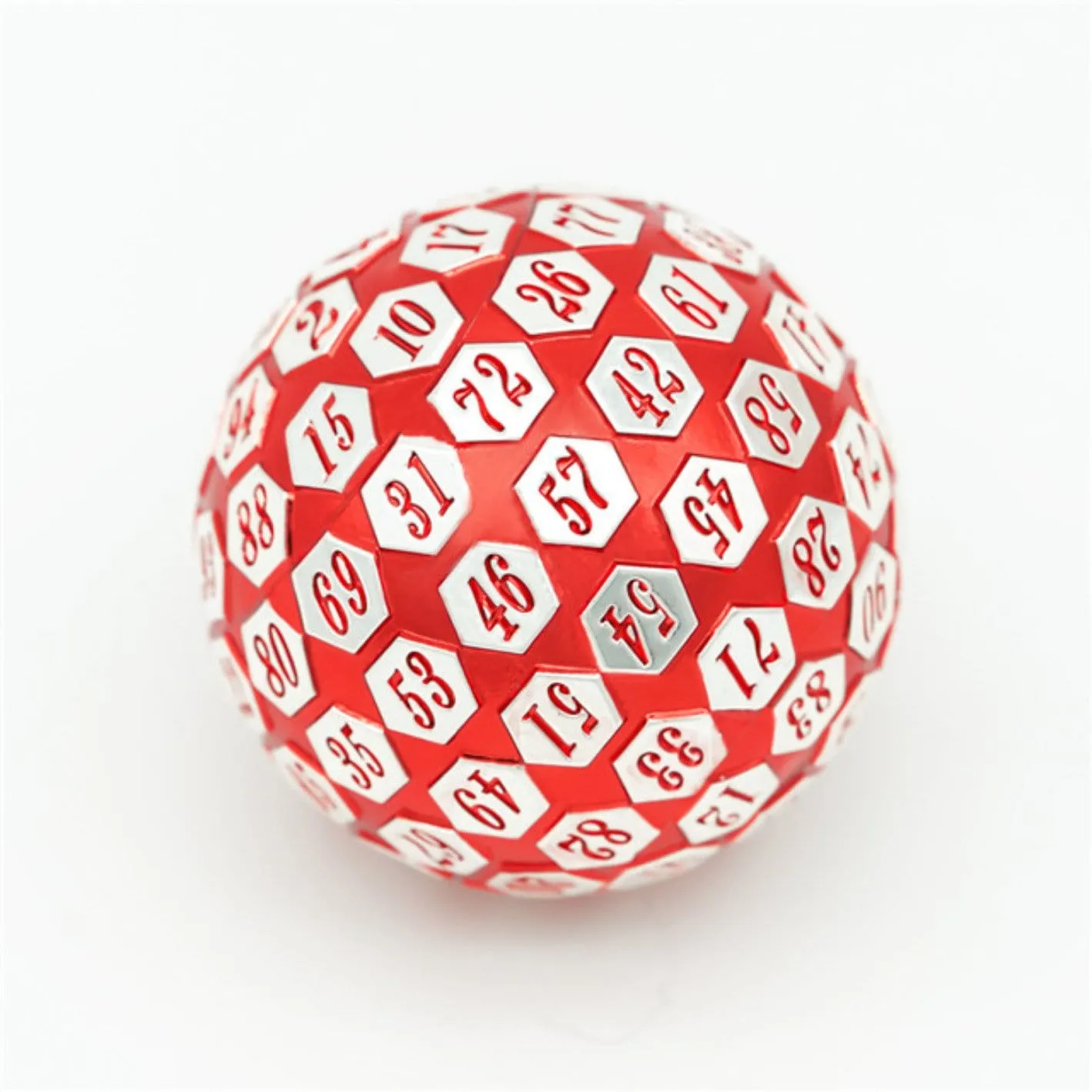 45mm Metal D100 - Red & Silver