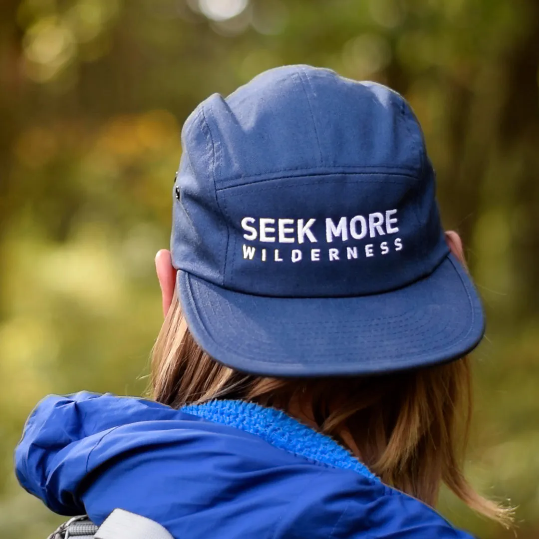 5-Panel Seek More Wilderness Hat  |  Navy