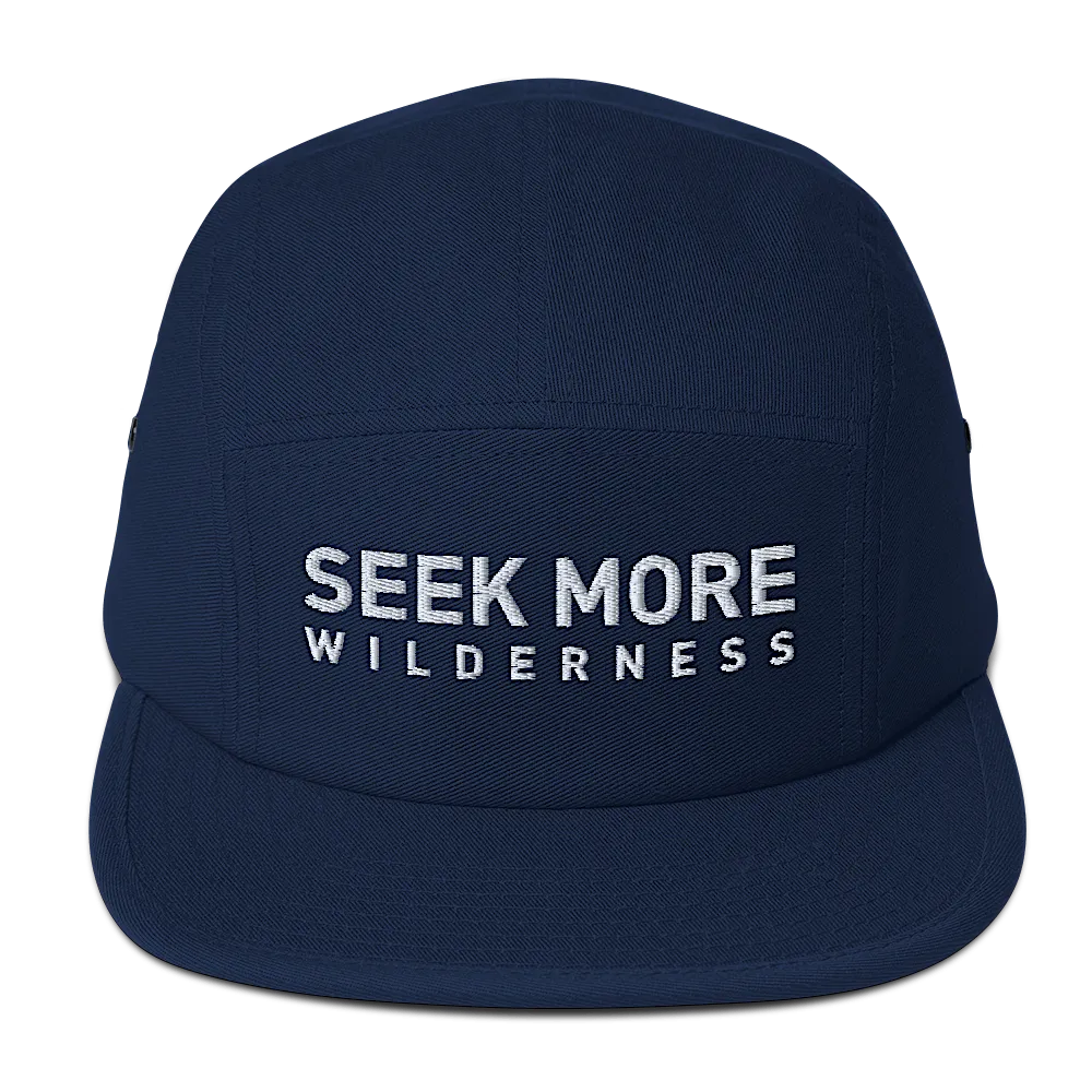 5-Panel Seek More Wilderness Hat  |  Navy