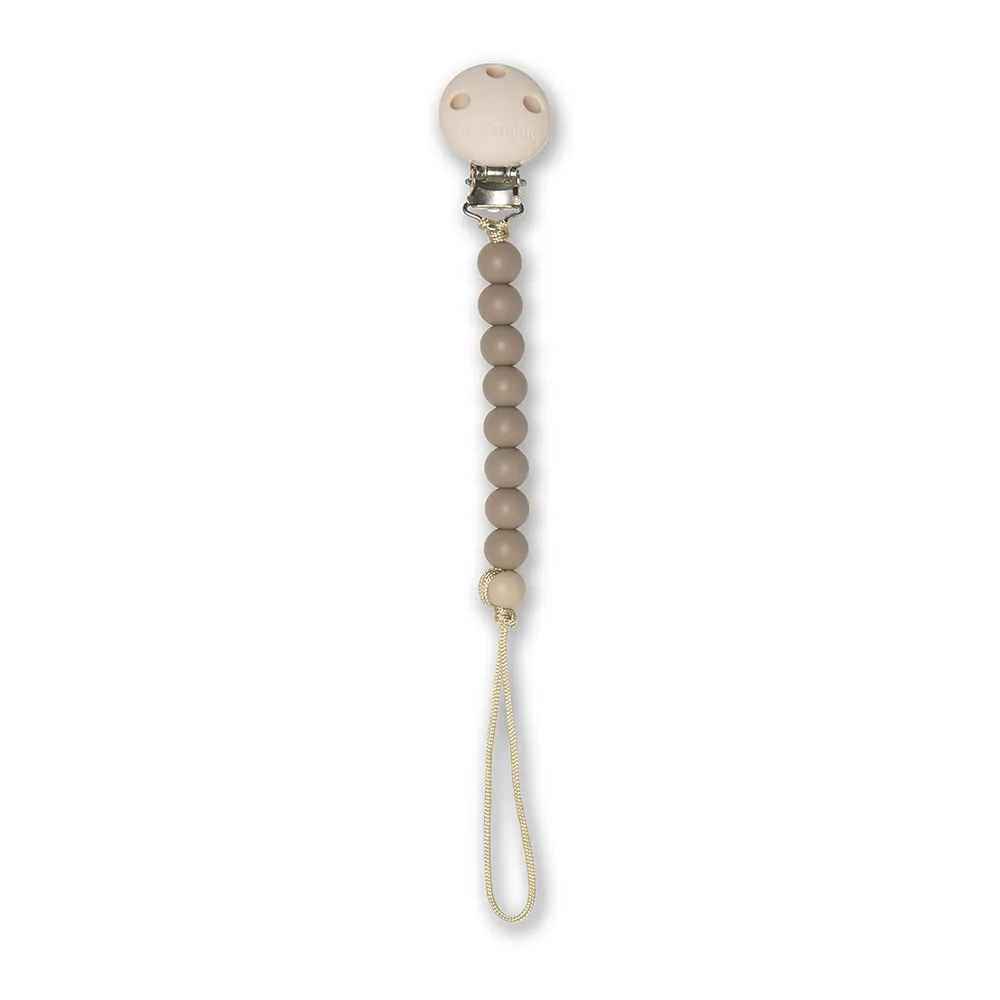 Abel pacifier strap - Light brown
