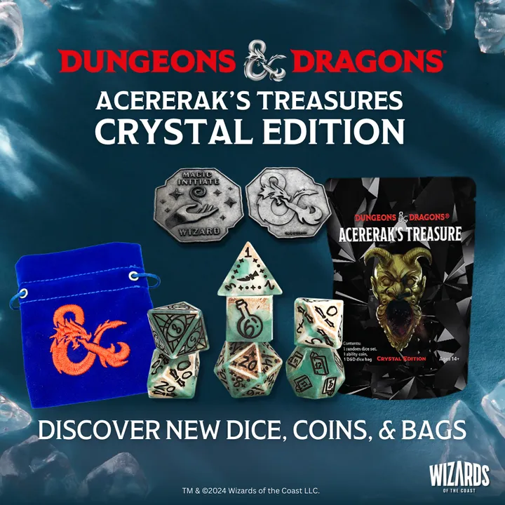 Acererak's Treasure D&D Blind Bag - Sirius Dice Crystal Edition