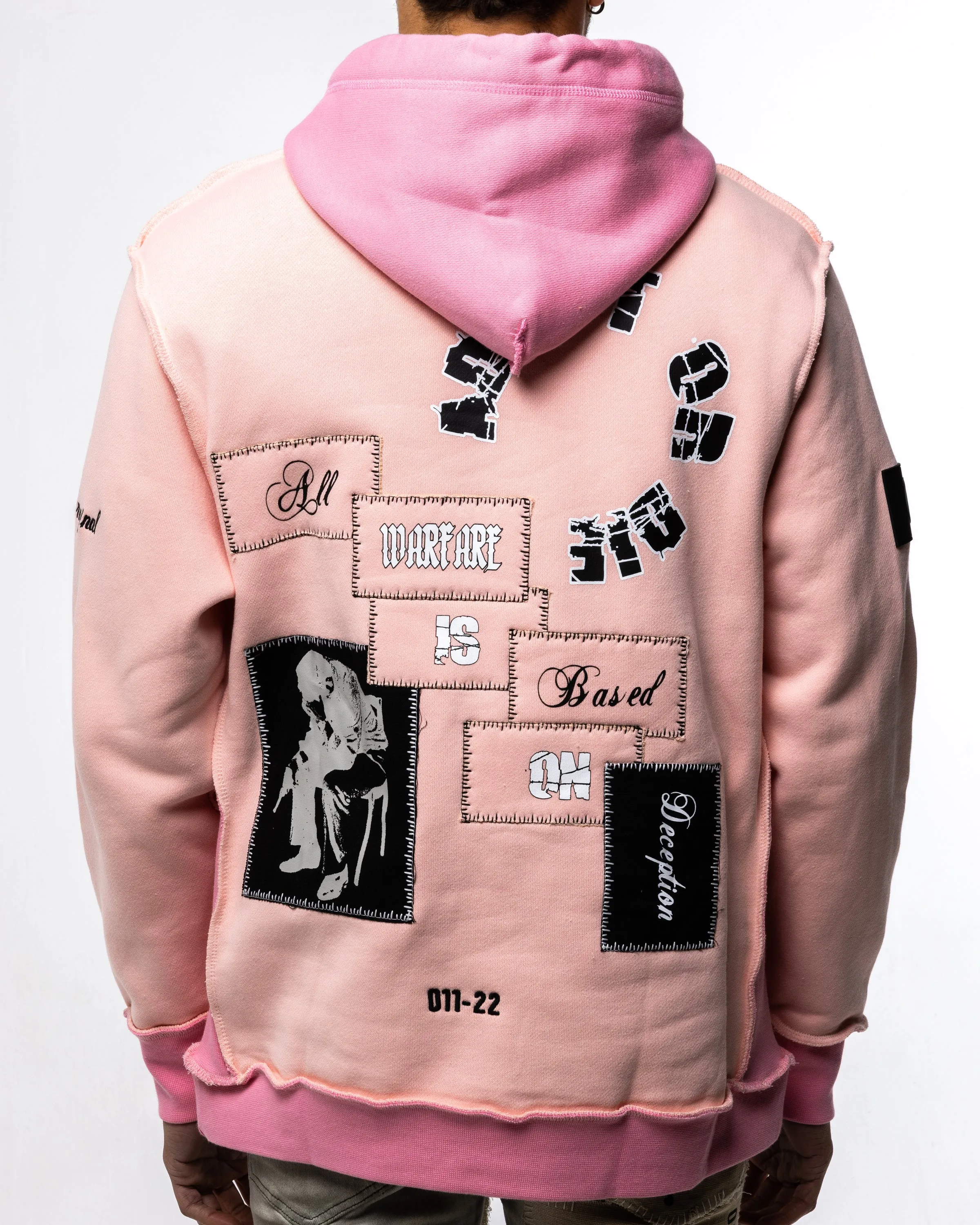 ADAPT OR DIE HOODIE (PINK/LEMONADE)
