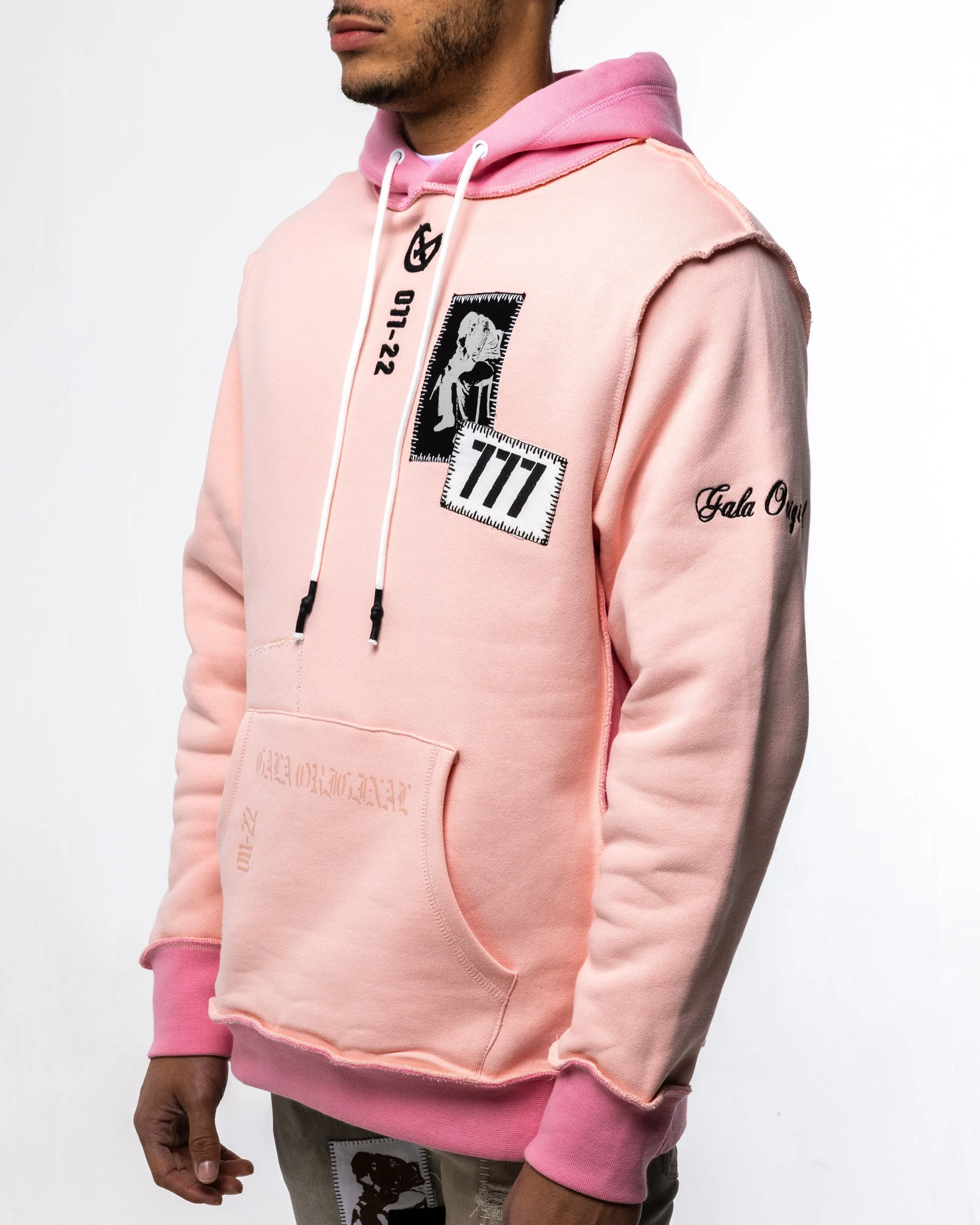 ADAPT OR DIE HOODIE (PINK/LEMONADE)