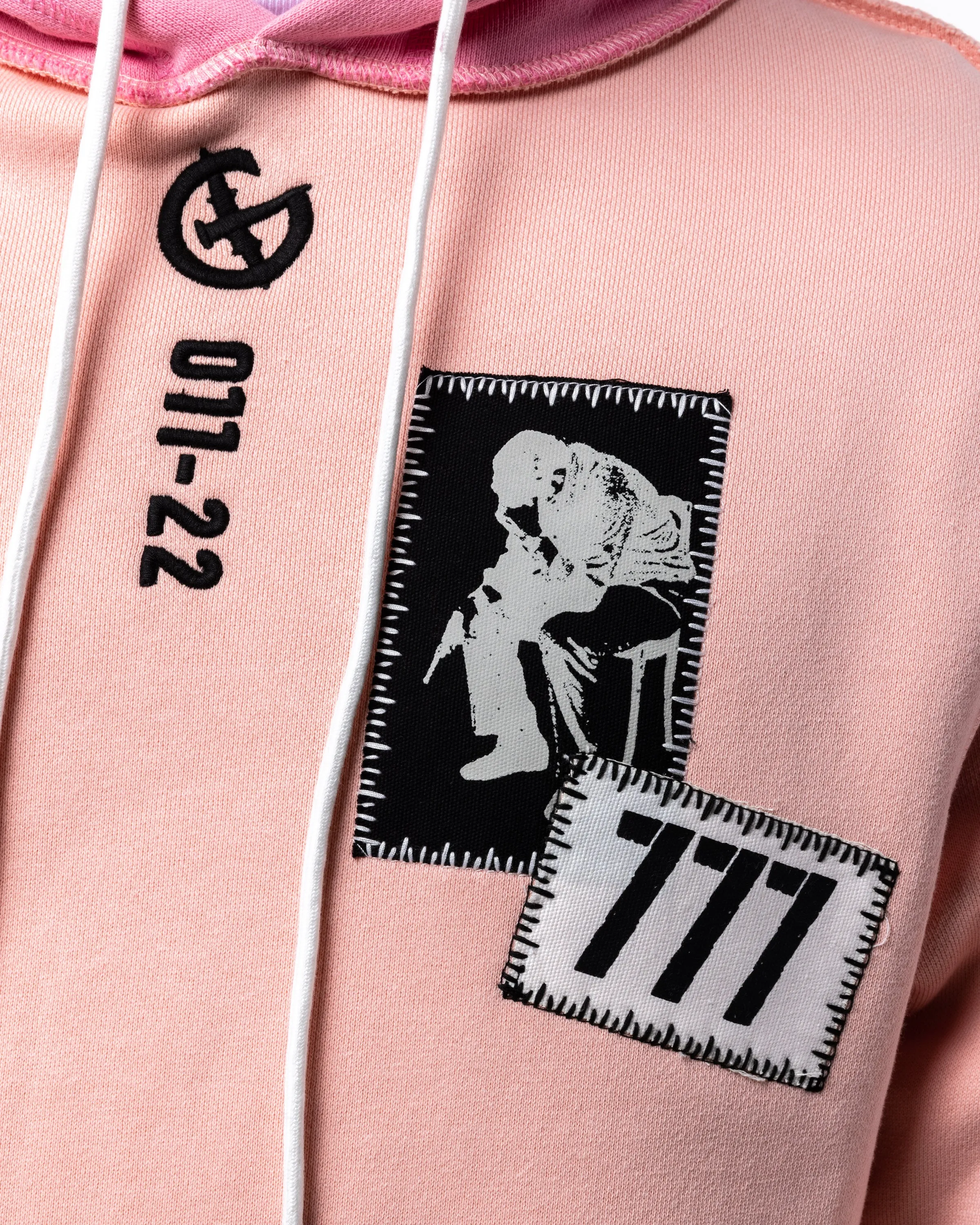 ADAPT OR DIE HOODIE (PINK/LEMONADE)