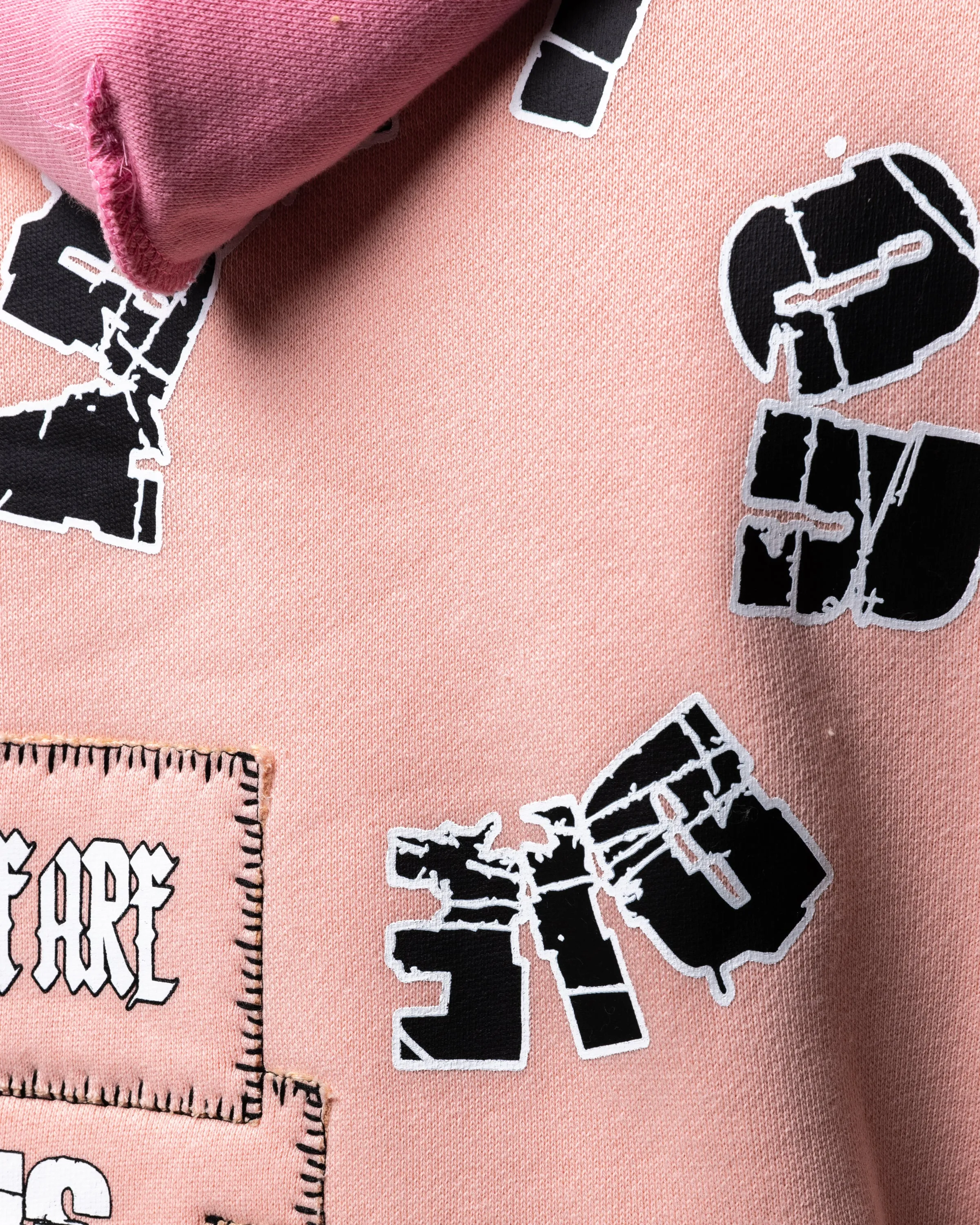 ADAPT OR DIE HOODIE (PINK/LEMONADE)