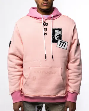 ADAPT OR DIE HOODIE (PINK/LEMONADE)