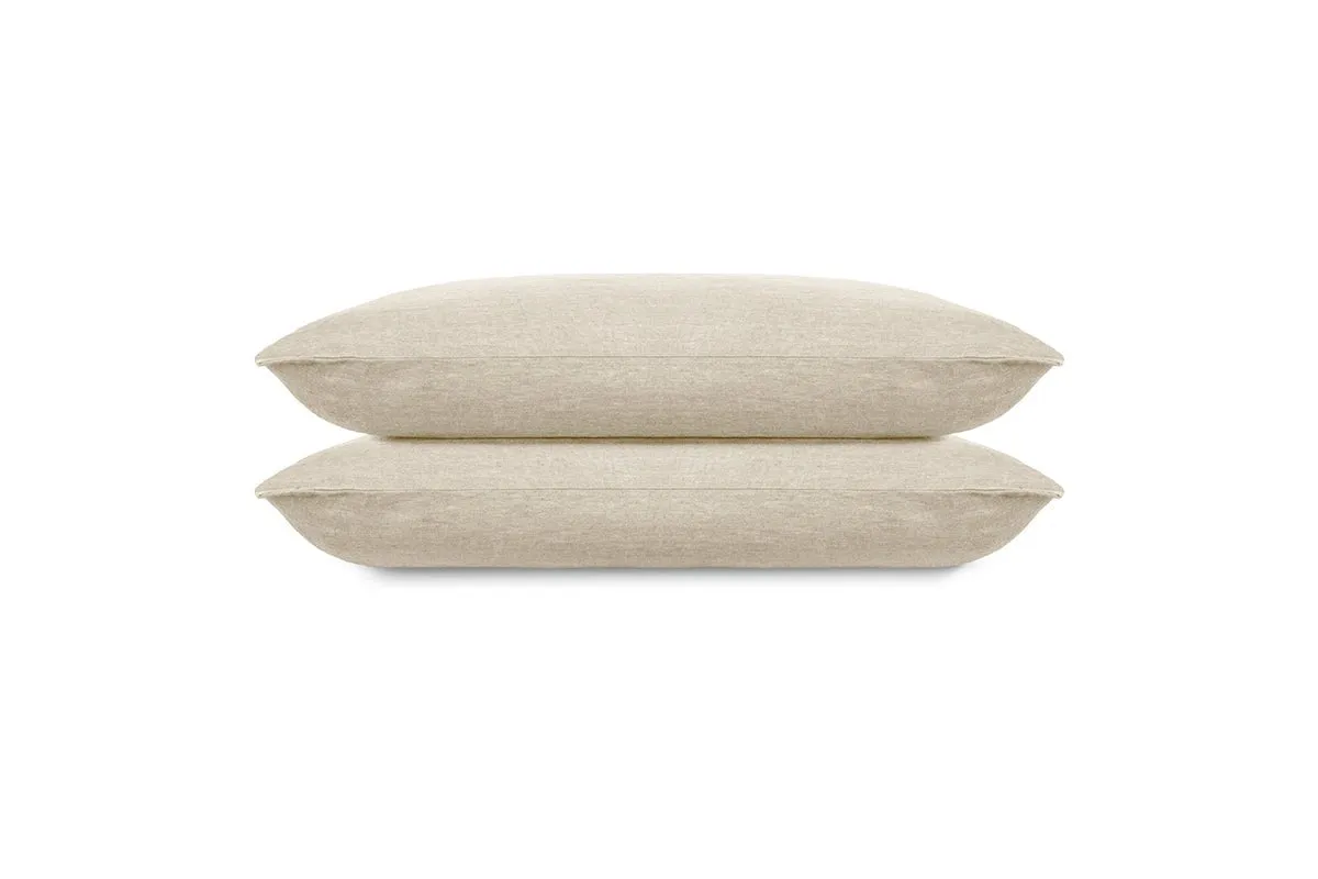 Adya Linen Housewife Pillowcase Pair - Natural
