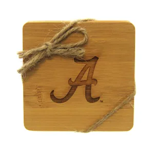 Alabama Bamboo Coasters