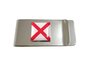 Alabama State Flag Pendant Money Clip