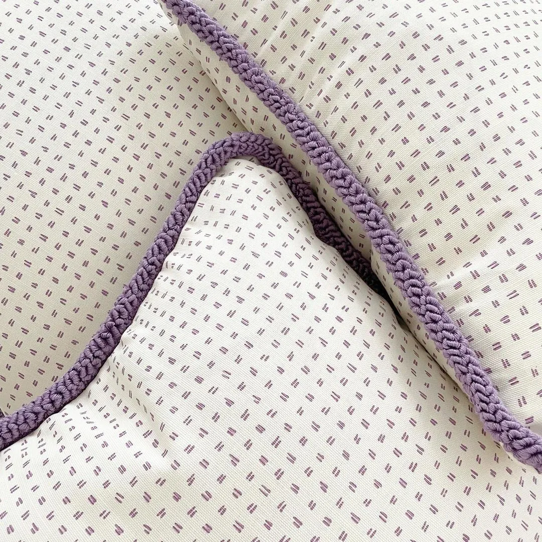 Alan Campbell Fabric: Tate - Custom Navy on Tinted Belgian Linen / Cotton