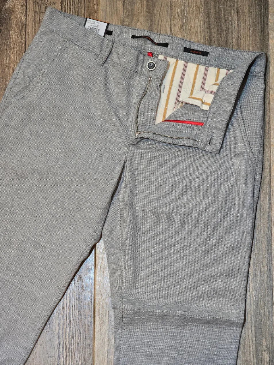 Alberto LOU Regular fit Premium Linen Mix Chinos