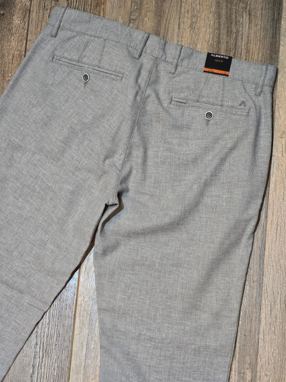 Alberto LOU Regular fit Premium Linen Mix Chinos