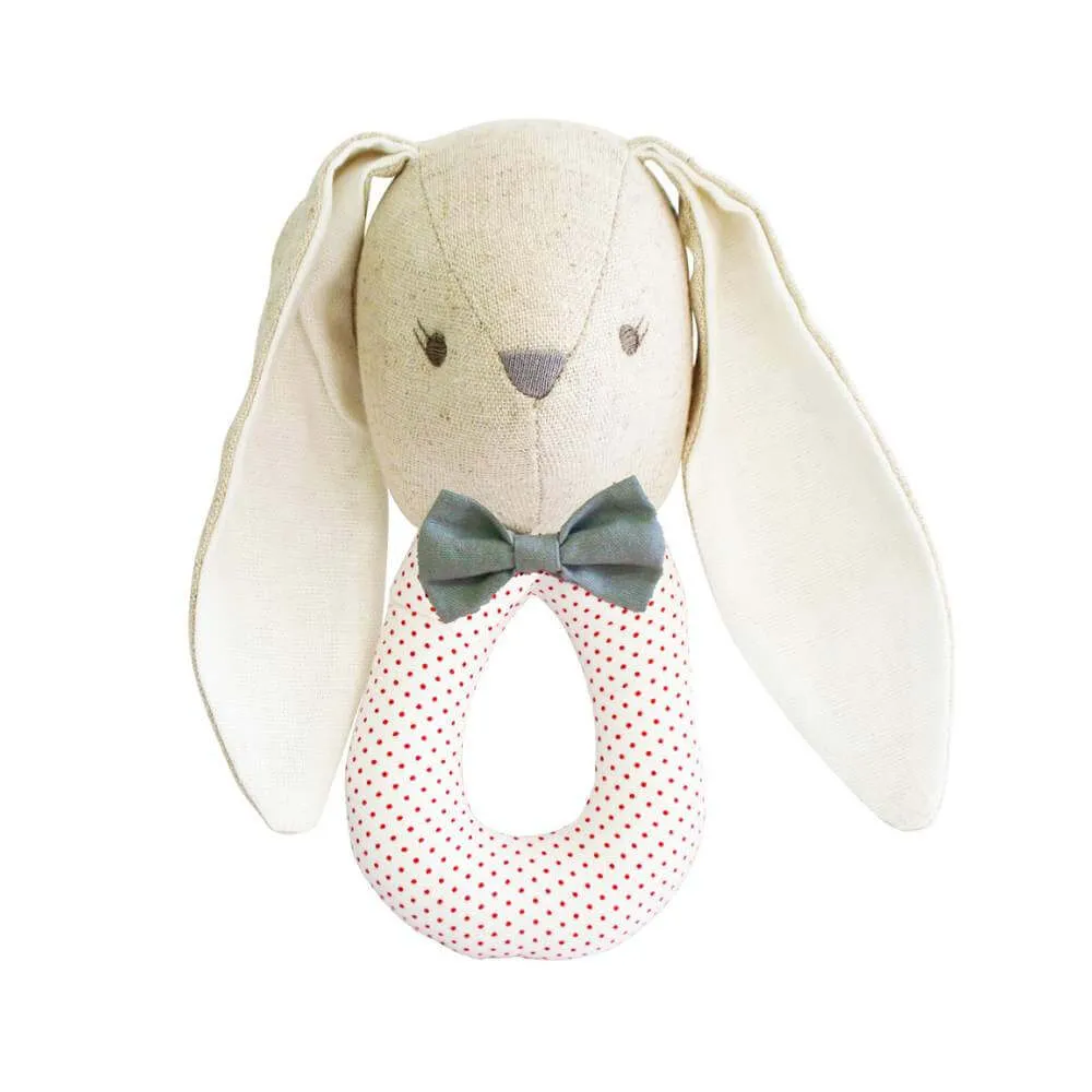 Alimrose Linen Louie Toy Rattle