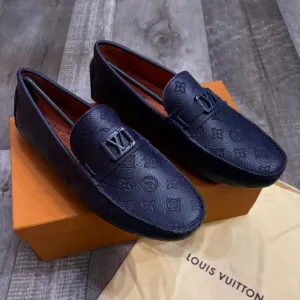 All  Over Embossed Logo Loafers For Men