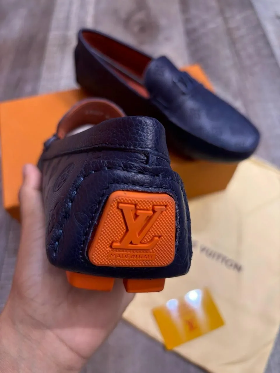 All  Over Embossed Logo Loafers For Men