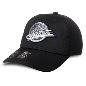 American Needle NHL E-Boss Platinum Stretch Hat -  Vancouver Canucks Skate