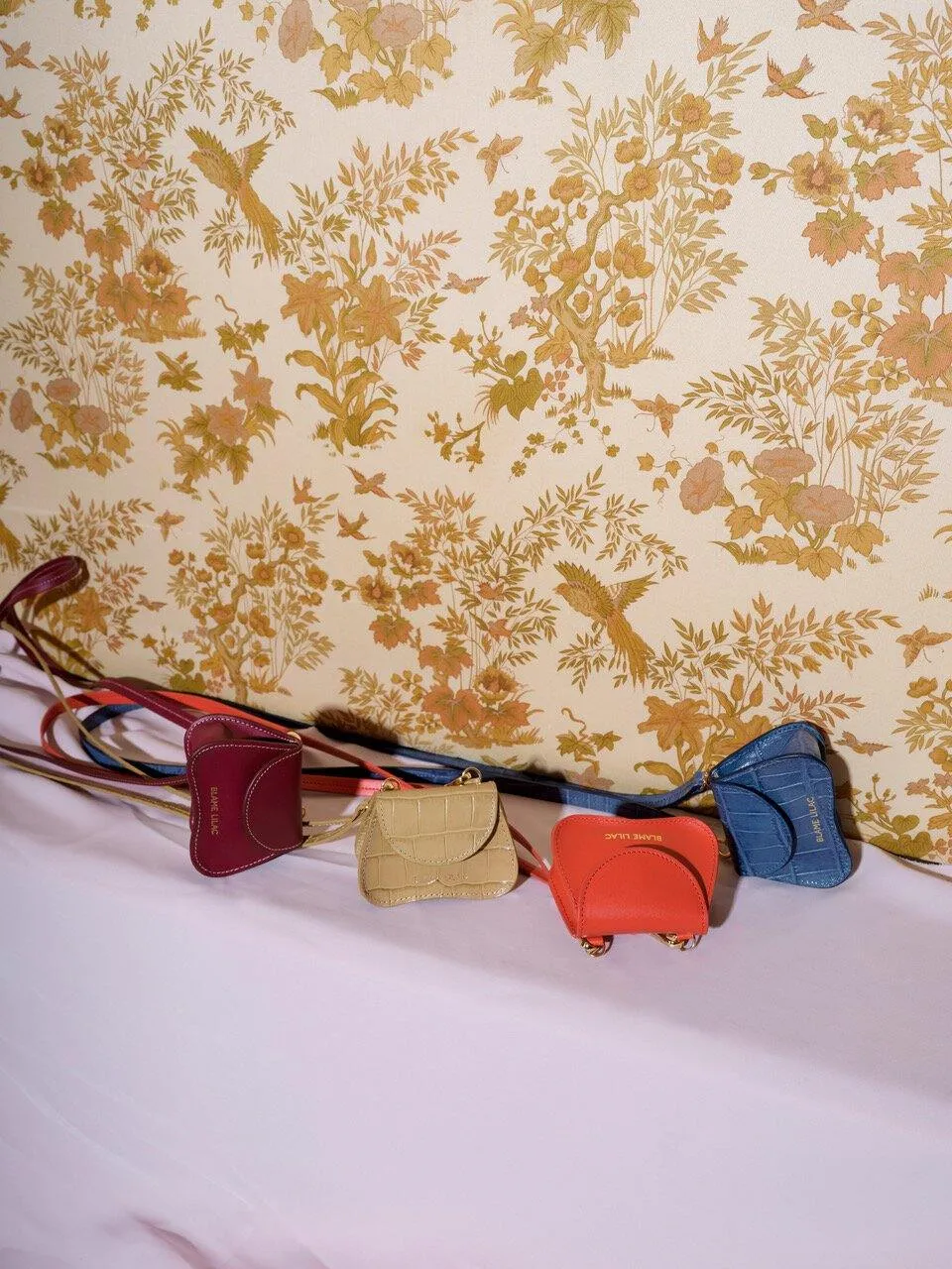 AMORSITO MINI BAG LIZARD ECRU