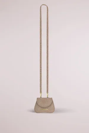 AMORSITO MINI BAG LIZARD ECRU