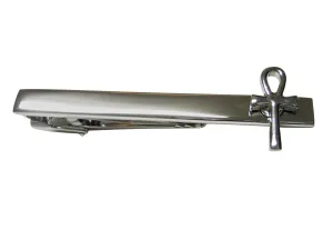 Ankh Cross Square Tie Clip