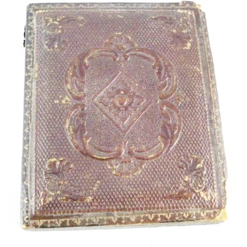 Antique Daguerreotype Young Boy in Gold Case