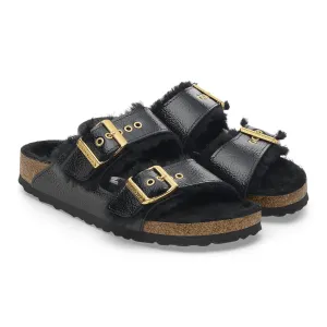 Arizona Shearling Eyeletes | Patent Leather | Naplak Black