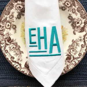 Art Deco Monogram Napkins