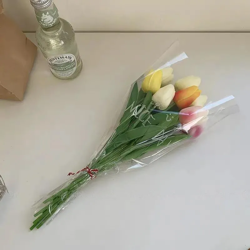 Artificial Flower Tulip Fake Flower Silk Flower Pendulum Props Home Living Room Decoration Ornaments Nordic