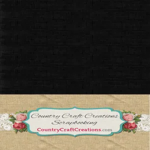 Artisan Cardstock - 100lb - Linen Black - 12x12 SINGLE Sheet