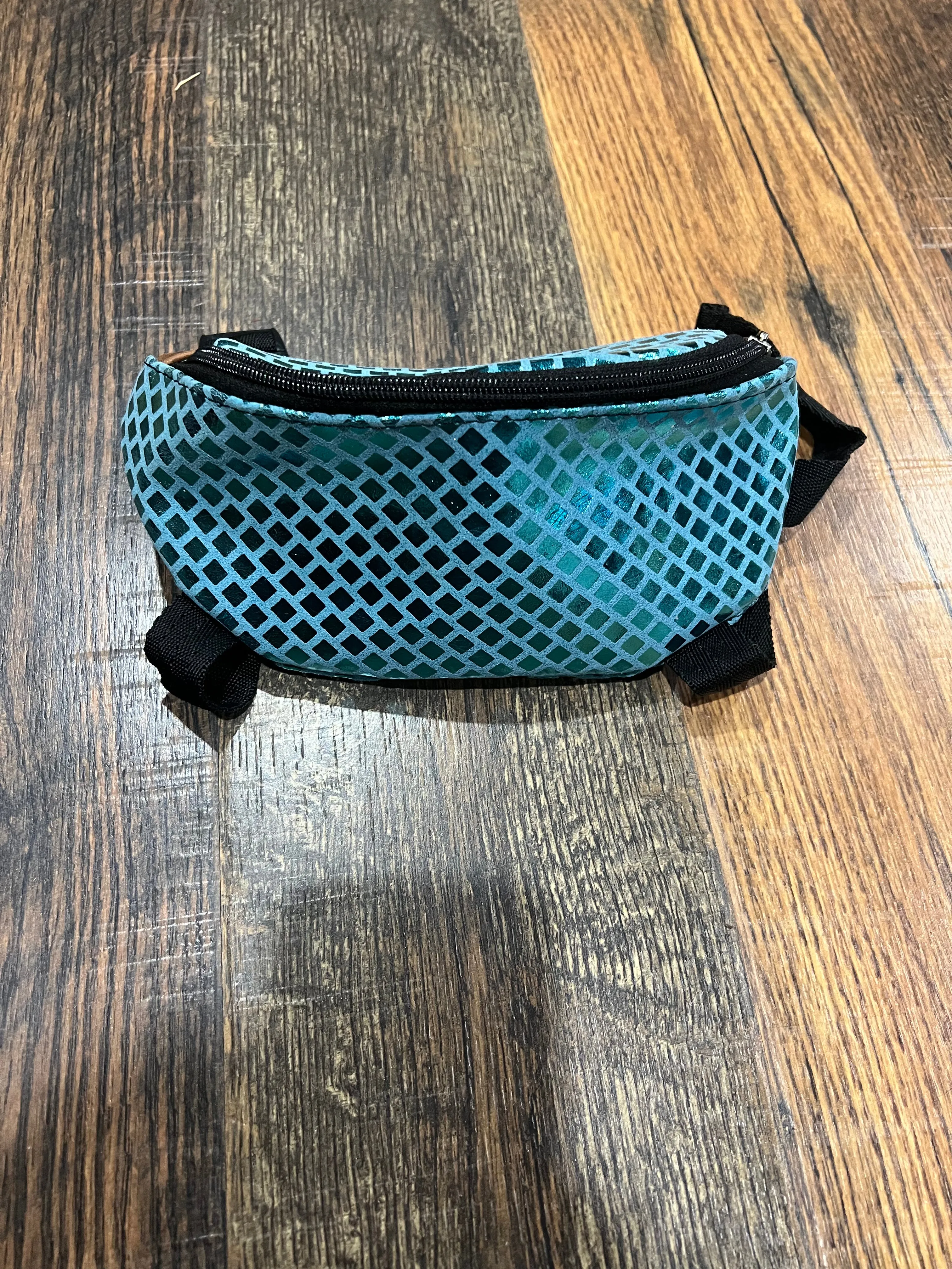 Assorted Prints and Colors Leather Saddle Pouch