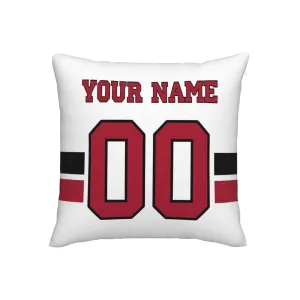 Atlanta Falcons Football Team Decorative Throw Pillow Case Print Personalized Football Style Fans Letters & Number Black Pillowcase Birthday Gift