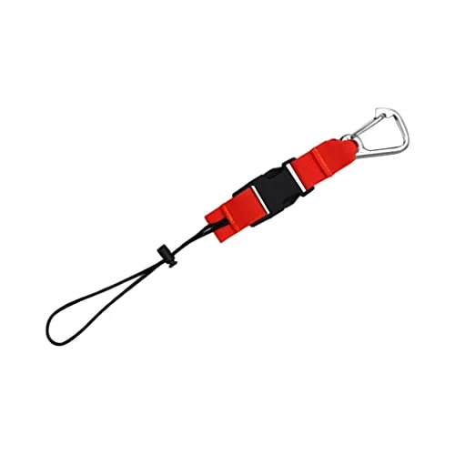 ATORSE Scuba Dive Light Camera BCD Lanyard with Quick Release Buckle Clip Orange B