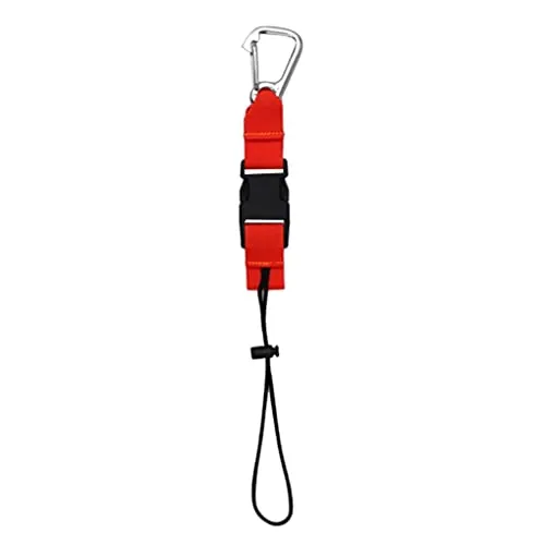 ATORSE Scuba Dive Light Camera BCD Lanyard with Quick Release Buckle Clip Orange B