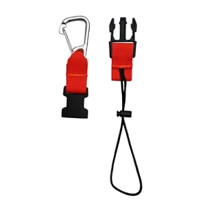 ATORSE Scuba Dive Light Camera BCD Lanyard with Quick Release Buckle Clip Orange B