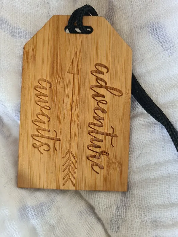 Bag Tag / Luggage Tag - Bamboo Variety