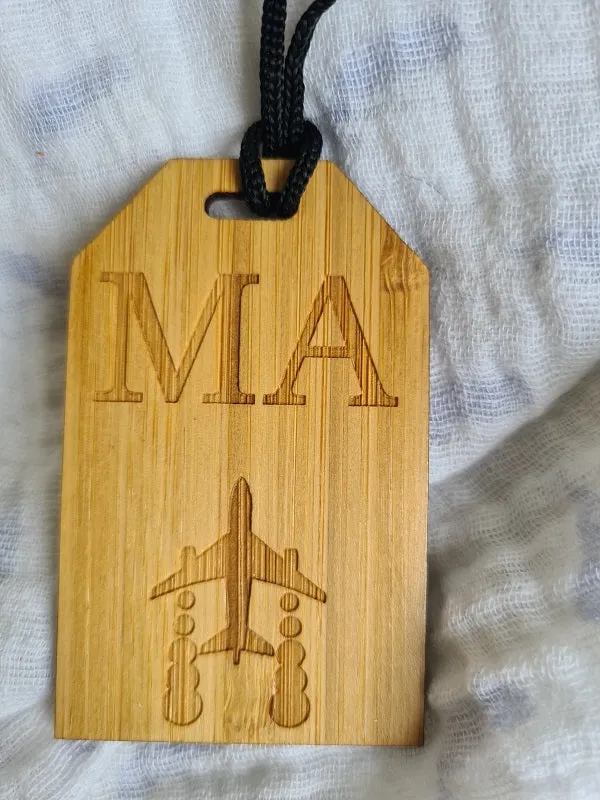 Bag Tag / Luggage Tag - Bamboo Variety