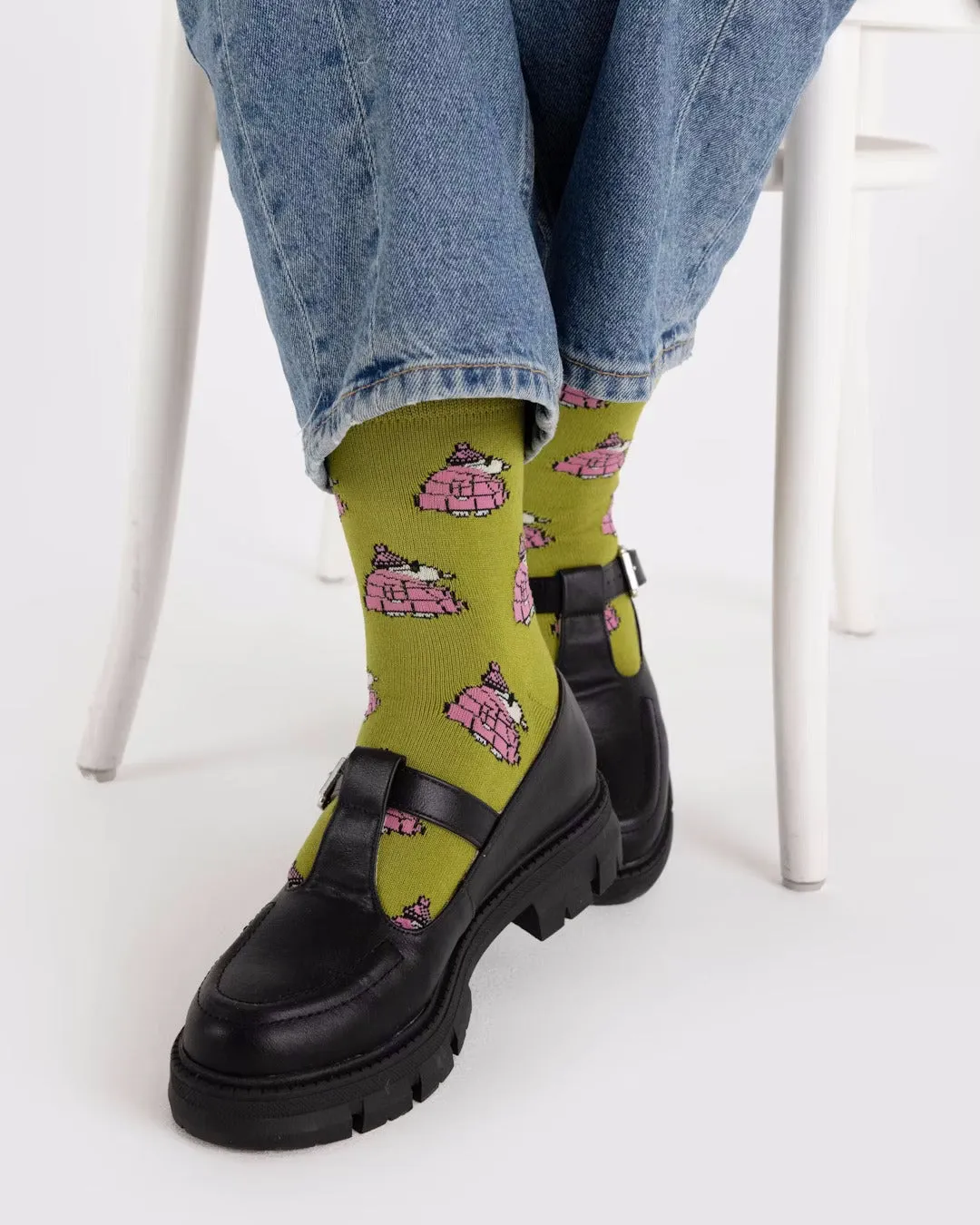 Baggu Crew Socks - Snoopy