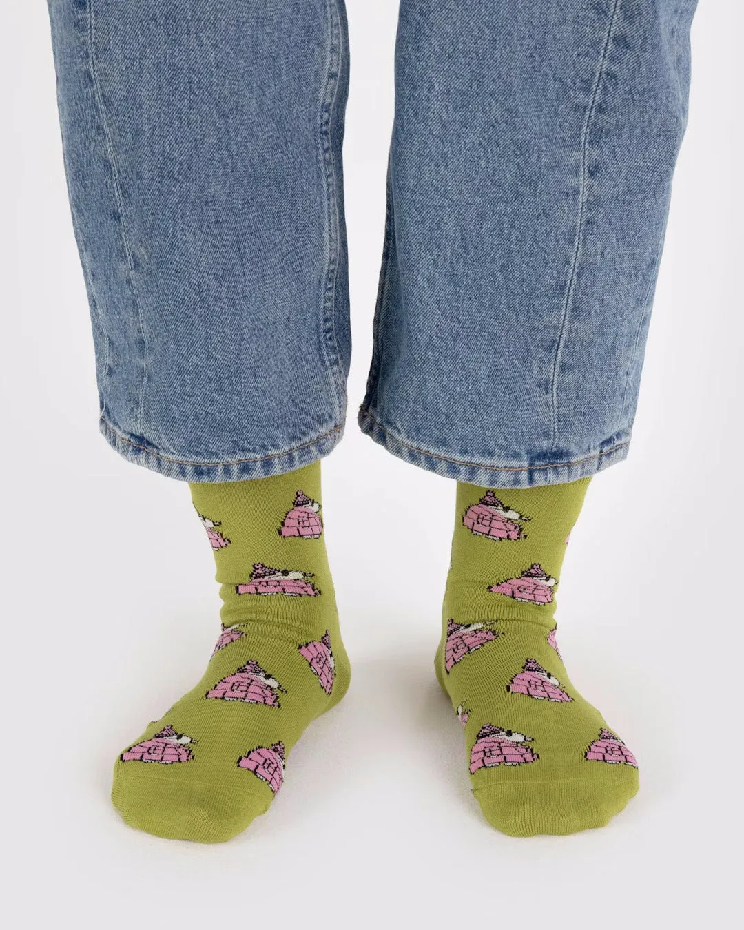 Baggu Crew Socks - Snoopy